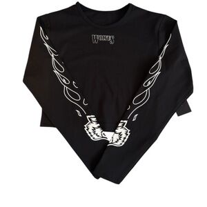 Eternal Flame (LS) Energy Top in Black